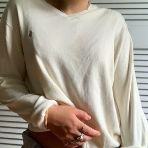 Polo V-Neck Sweater